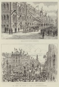 Prinsen og prinsessen av Wales på Middlesbrough-on-Tees